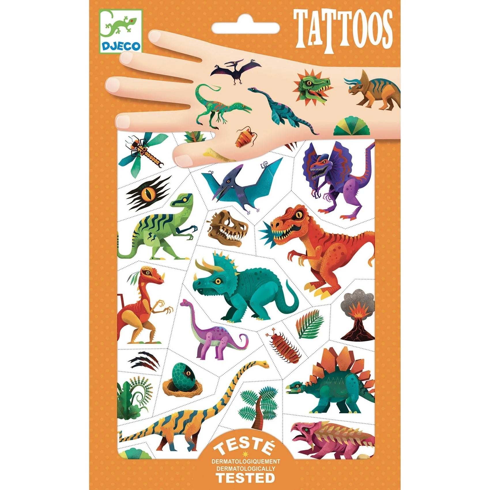 Djeco Tattoos -- Dino Club