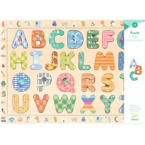 Djeco Wooden Puzzle -- International ABC