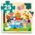 Djeco Wooden Puzzle -- Puzzlo Happy, 25 pieces