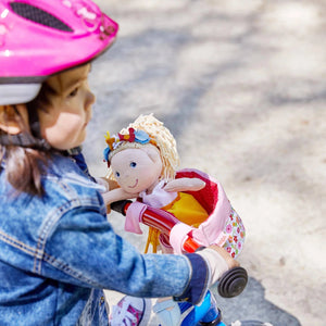 Doll Bike Seat in Flower Meadow by Haba