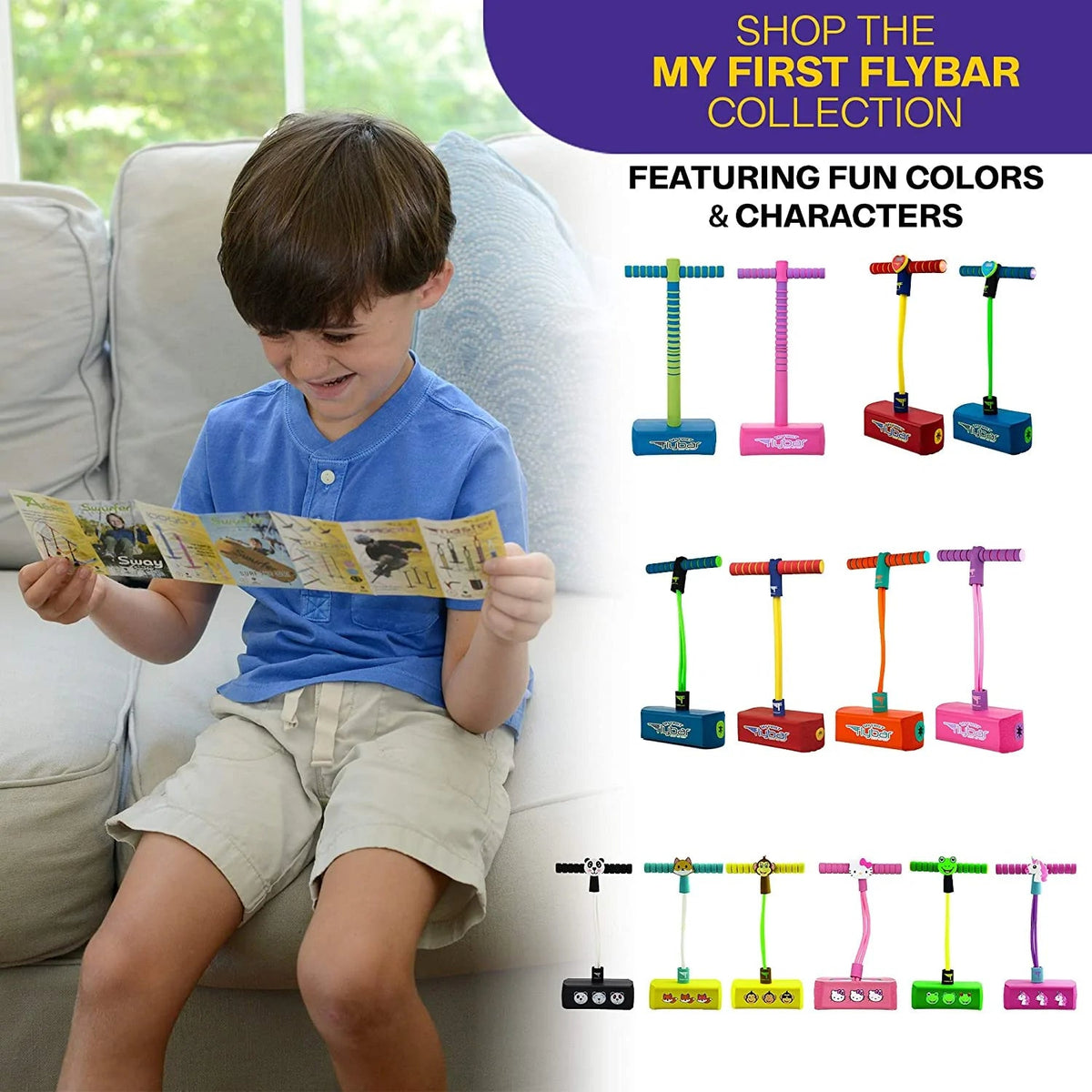 Flybar My First Pogo Jumper in Pink/Purple