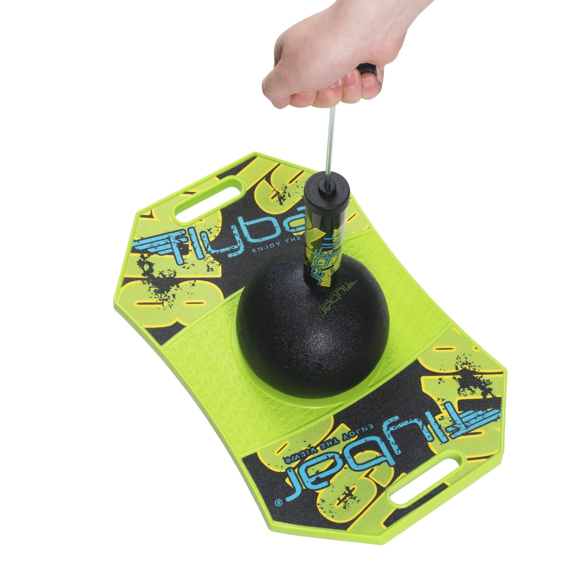 Flybar Pogo Trick Board in Green Mean