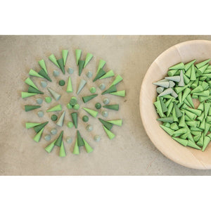 Grapat Mandala Green Cones