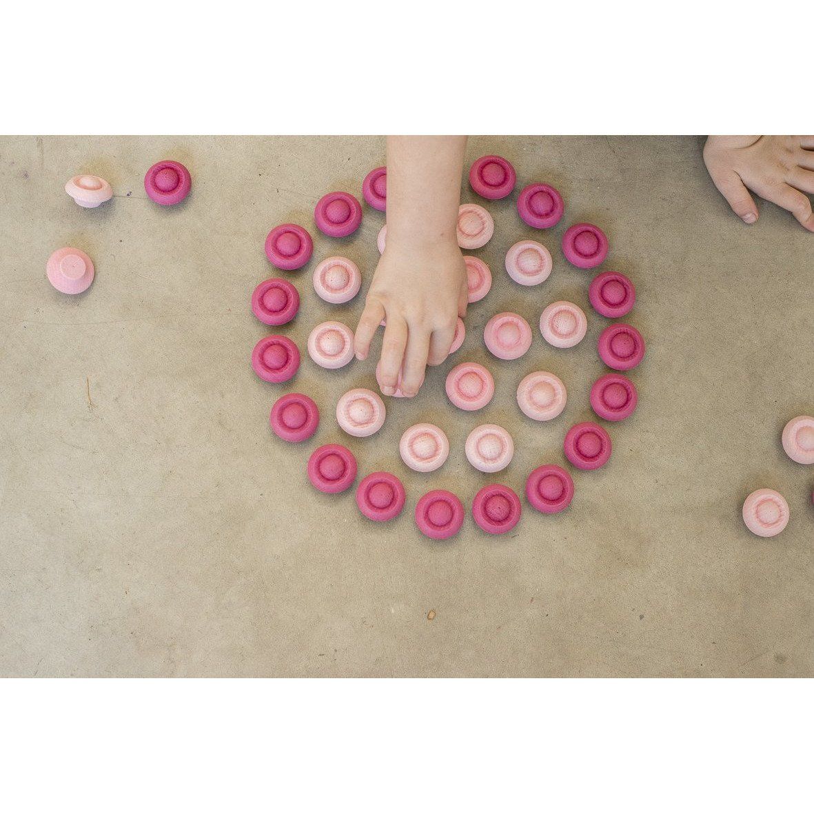 Grapat Mandala Pink Flowers