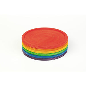 Grapat Six Rainbow Stacking Plates