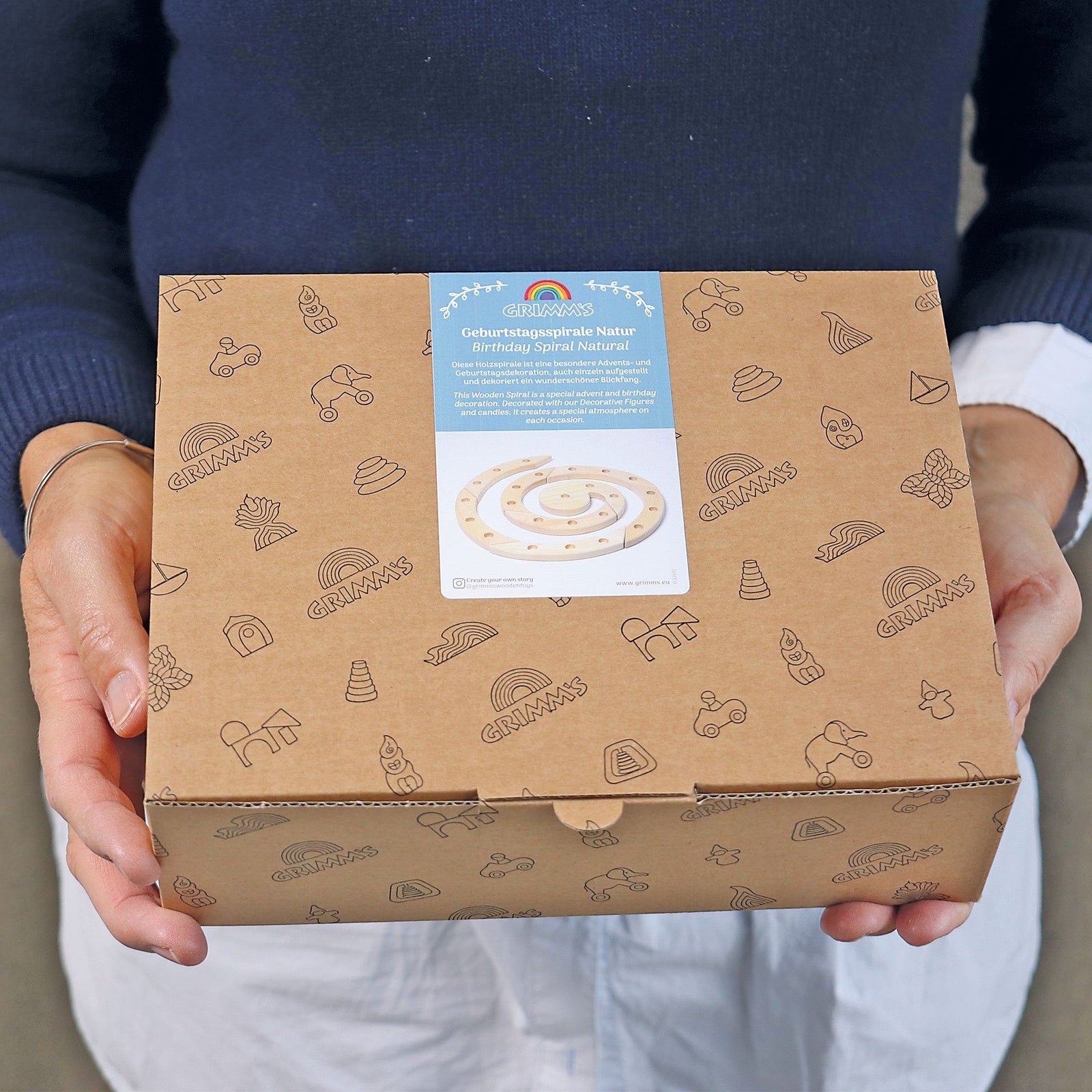 Grimm's Birthday Spiral -- Natural