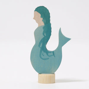 Grimm's Decorative Figure Mermaid Aquamarine