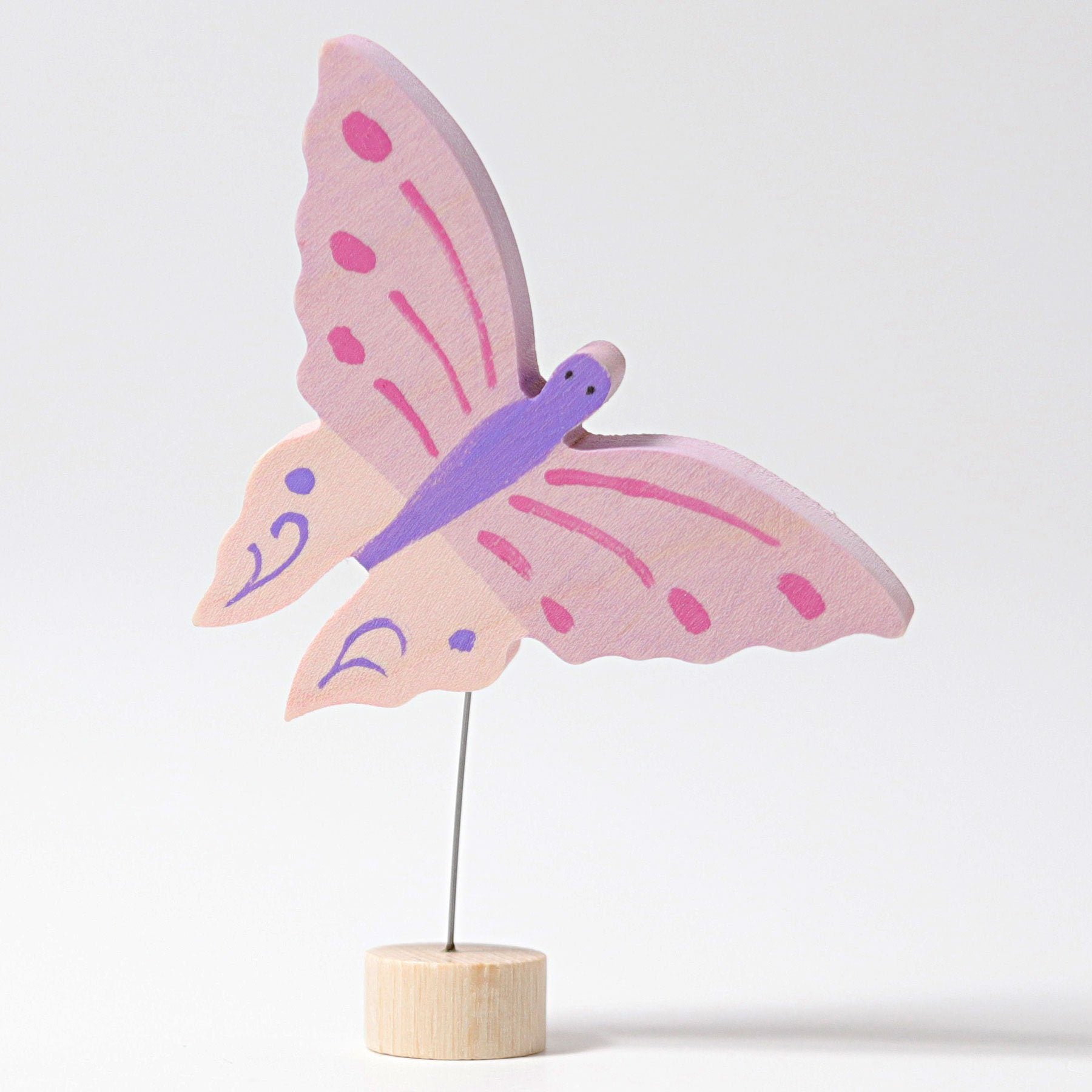 Grimm's Decorative Figure Pink Butterfly