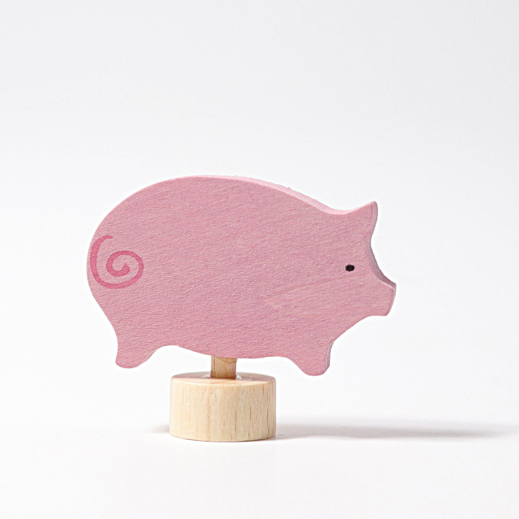 Grimm's Decorative Figure Pink Pig