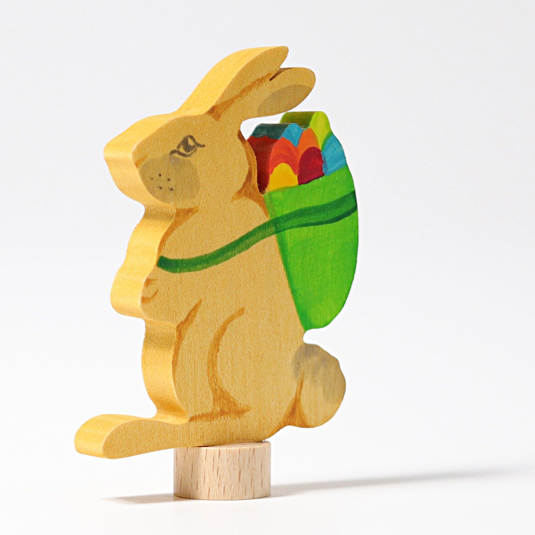 Grimm's Decorative Figure Rabbit with Basket