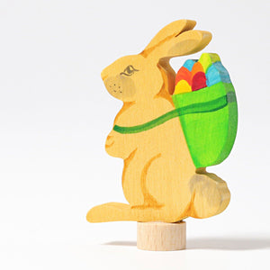 Grimm's Decorative Figure Rabbit with Basket