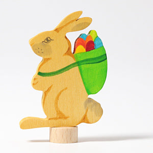 Grimm's Decorative Figure Rabbit with Basket