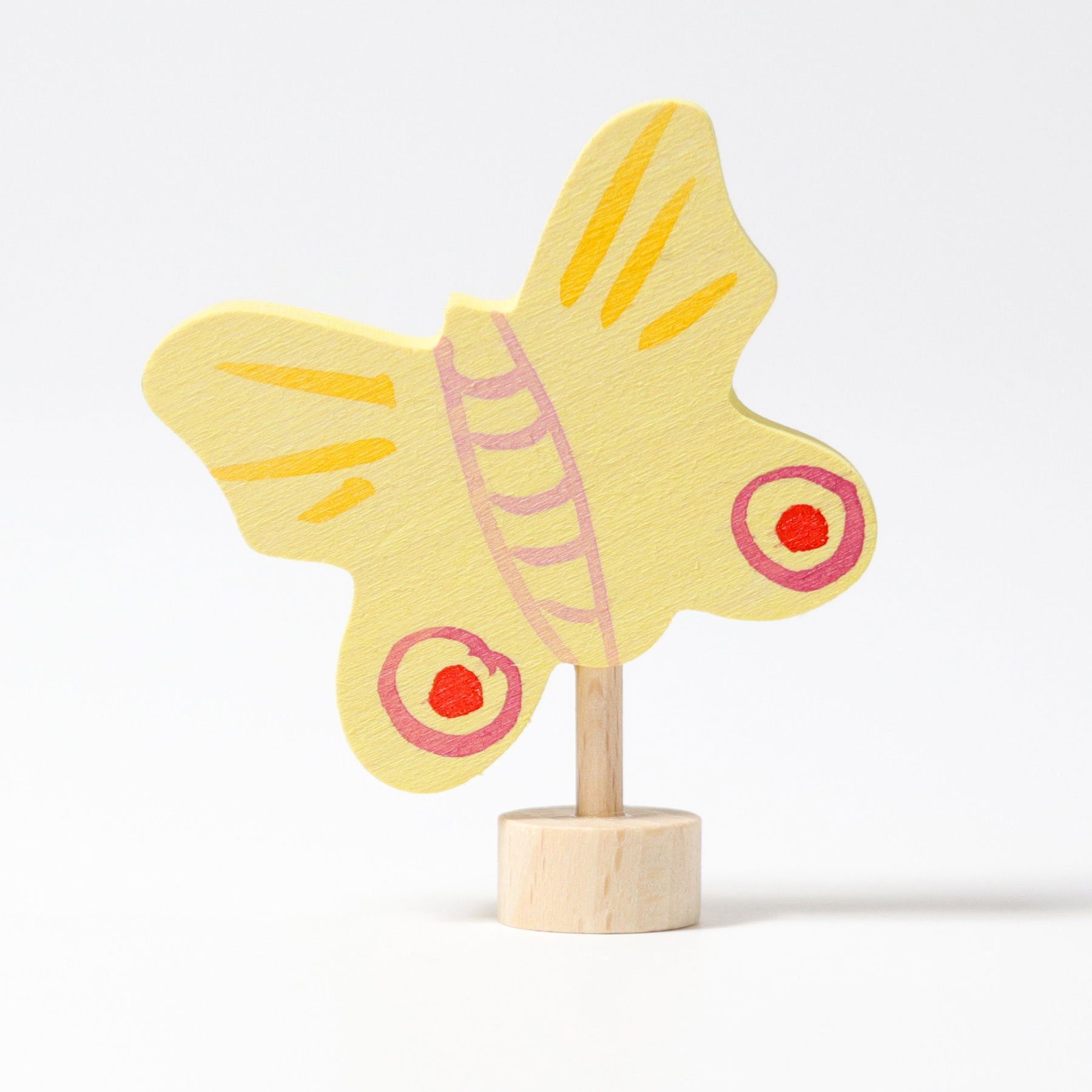 Grimm's Decorative Figure Yellow Butterfly