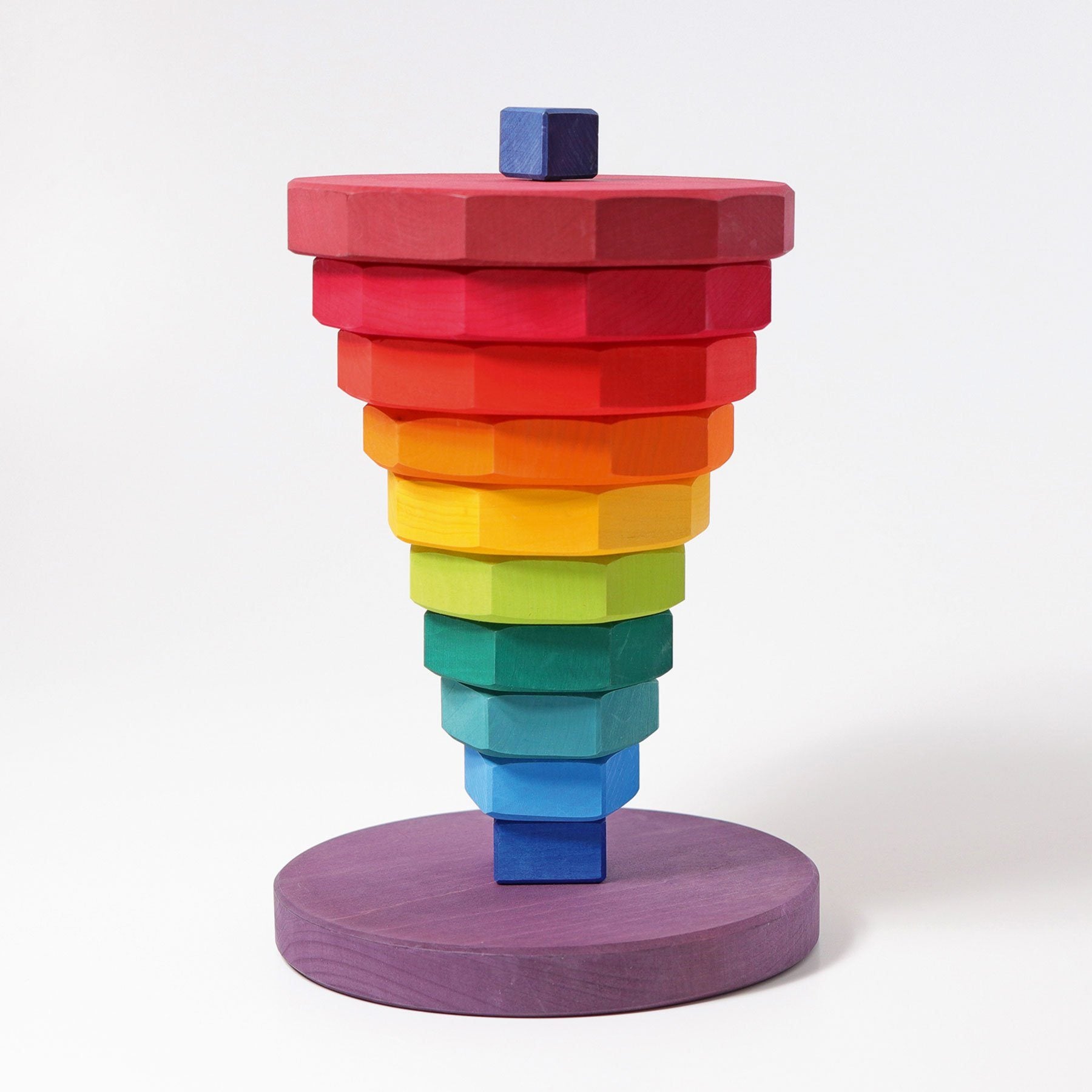 Grimm's Giant Geometrical Stacking Tower - The Happy Lark