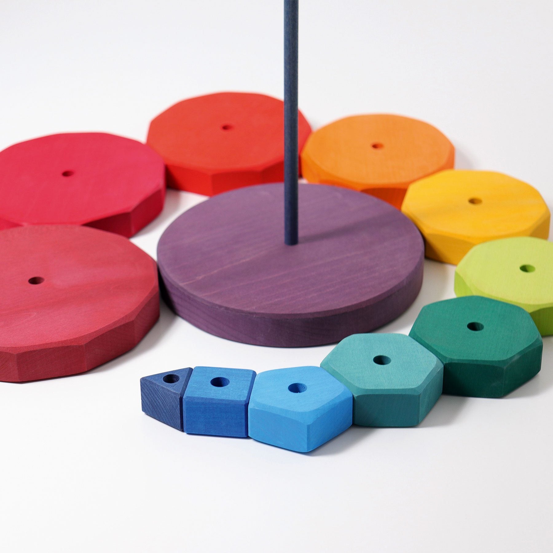 Grimm's Giant Geometrical Stacking Tower - The Happy Lark