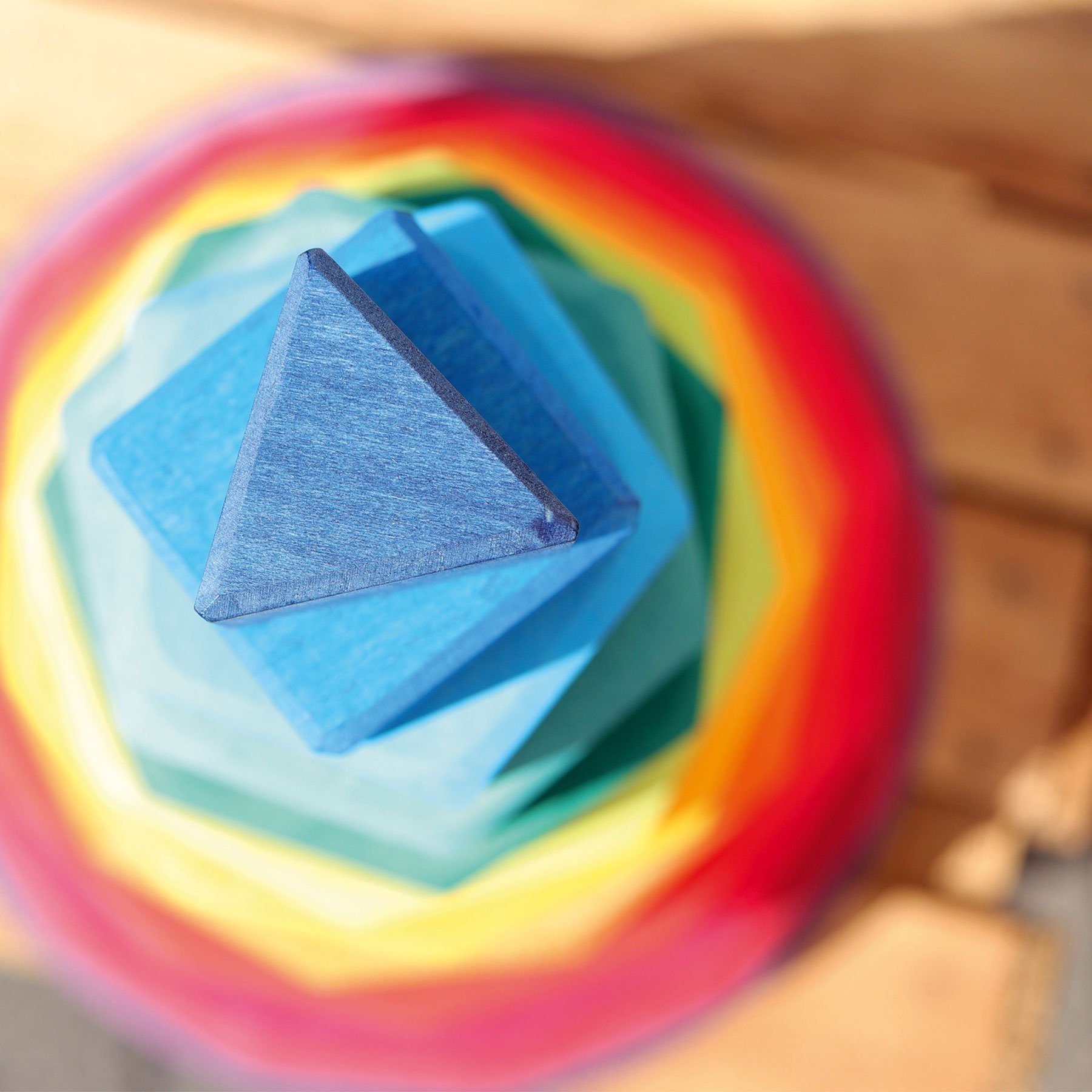 Grimm's Giant Geometrical Stacking Tower - The Happy Lark