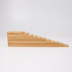 natural building boards; side view