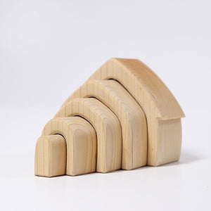 natural house; expanded depth-wise