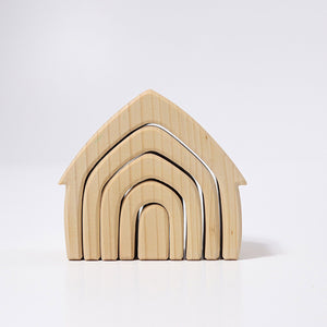natural house; nested