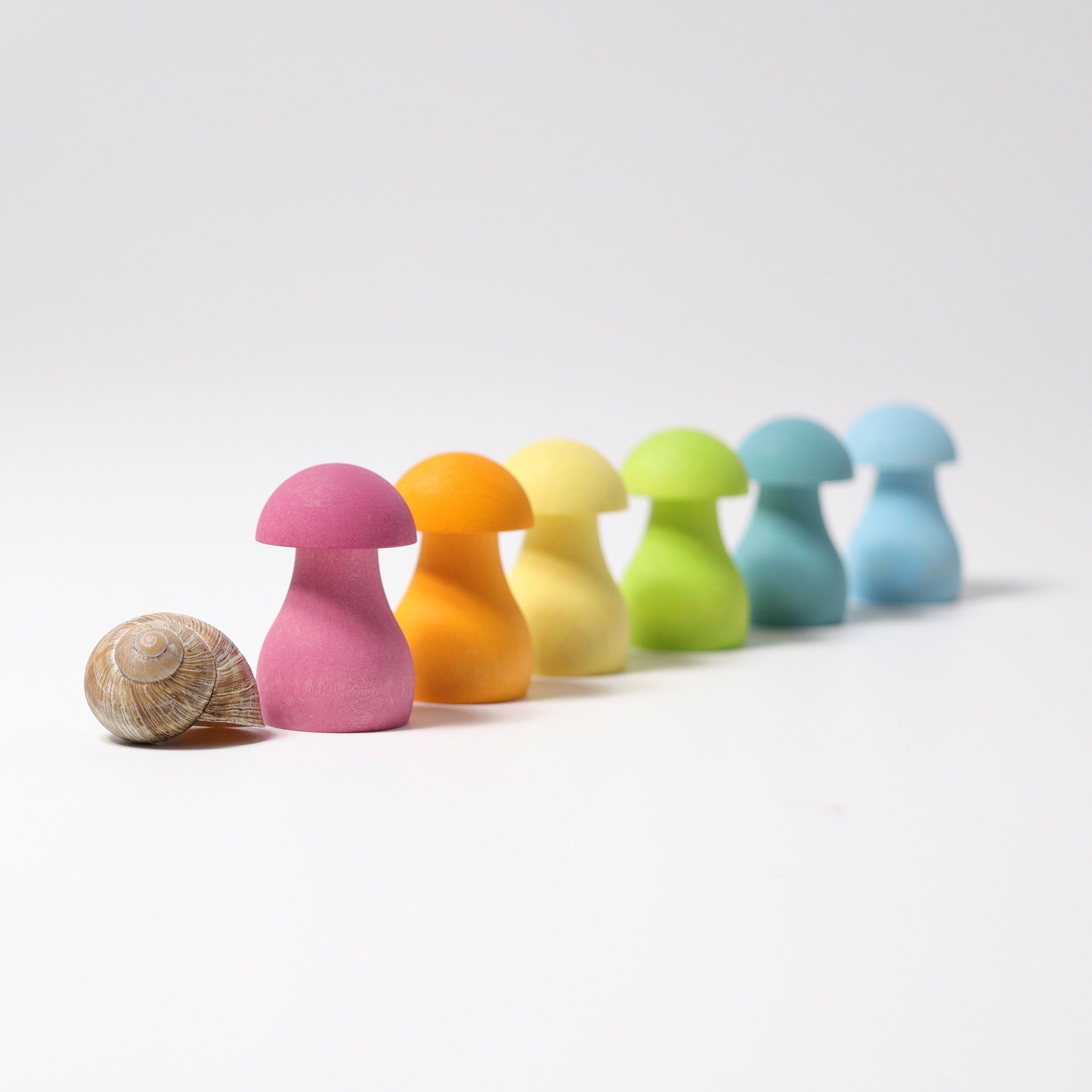 pastel mushrooms with matching tops and bottoms
