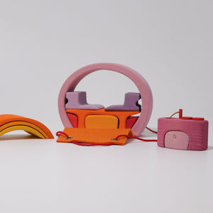 Grimm's Pink-Orange Mobile Home