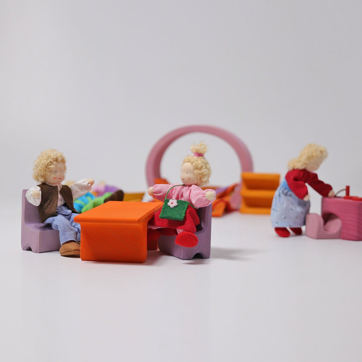 Grimm's Pink-Orange Mobile Home