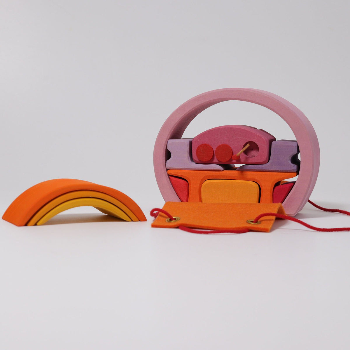 Grimm's Pink-Orange Mobile Home