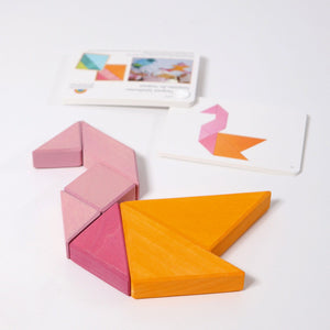 Grimm's Pink-Orange Tangram