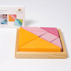 Grimm's Pink-Orange Tangram