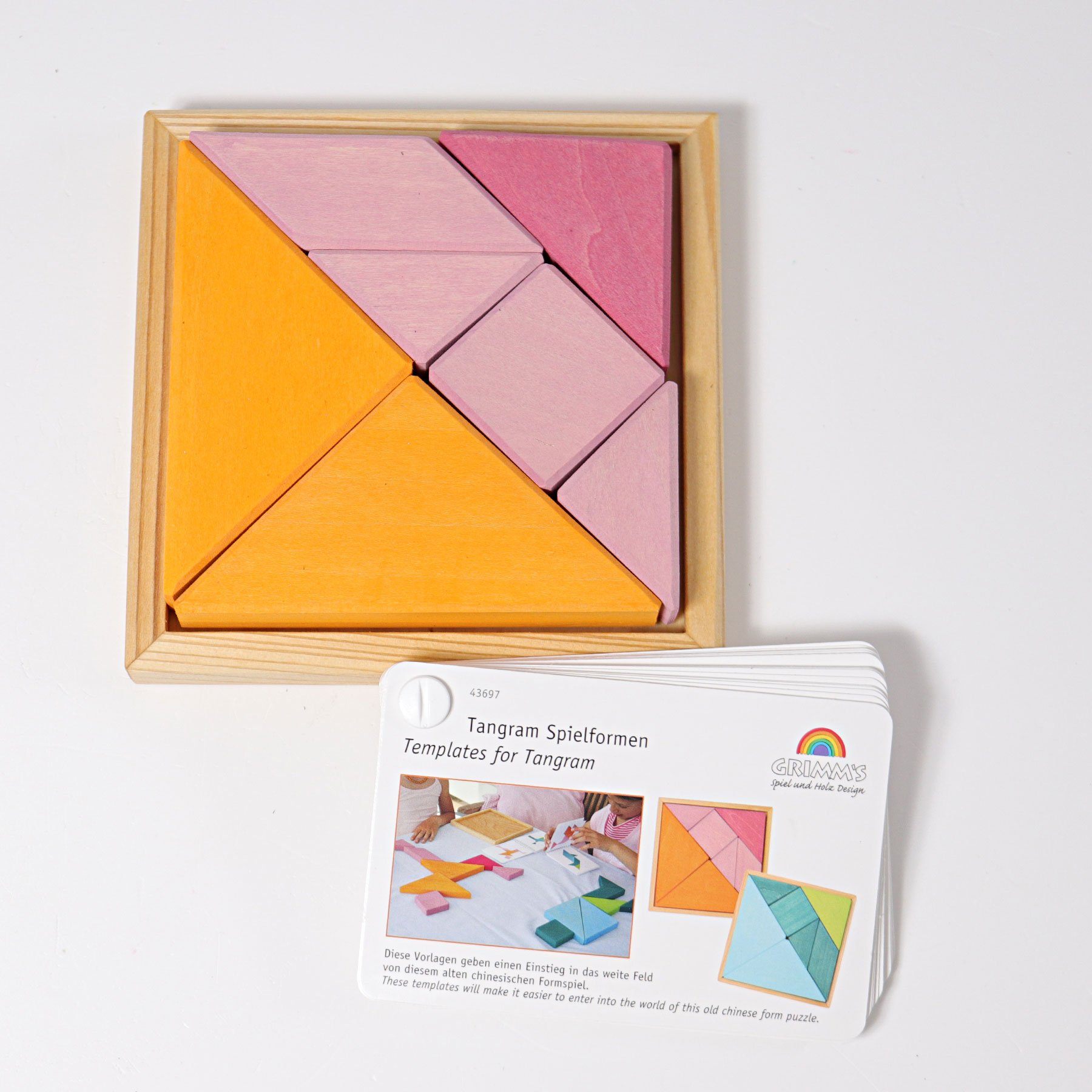 Grimm's Pink-Orange Tangram