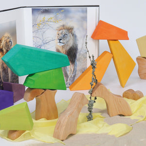 Grimm's Rainbow Lion Building Set