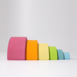 Grimm's Six-Piece Pastel Rainbow