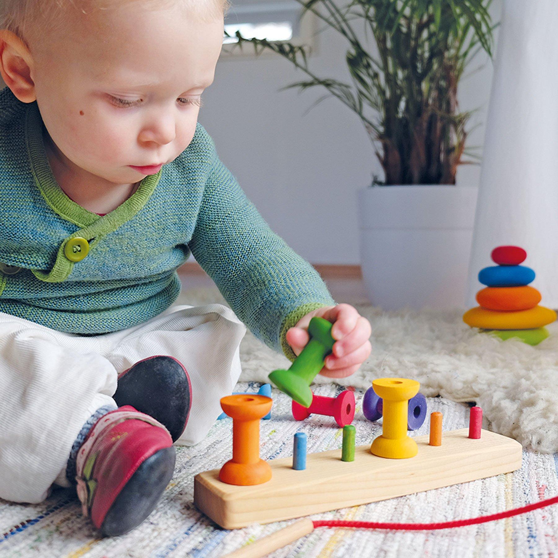 Grimm's Small Bobbins Thread Game - The Happy Lark