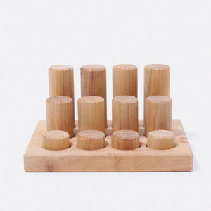 Grimm's Small Natural Rollers Stacking Game