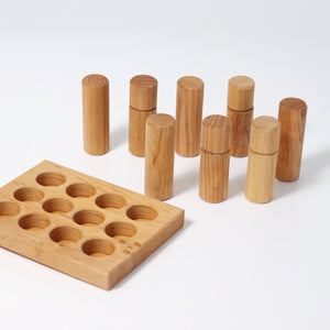 Grimm's Small Natural Rollers Stacking Game