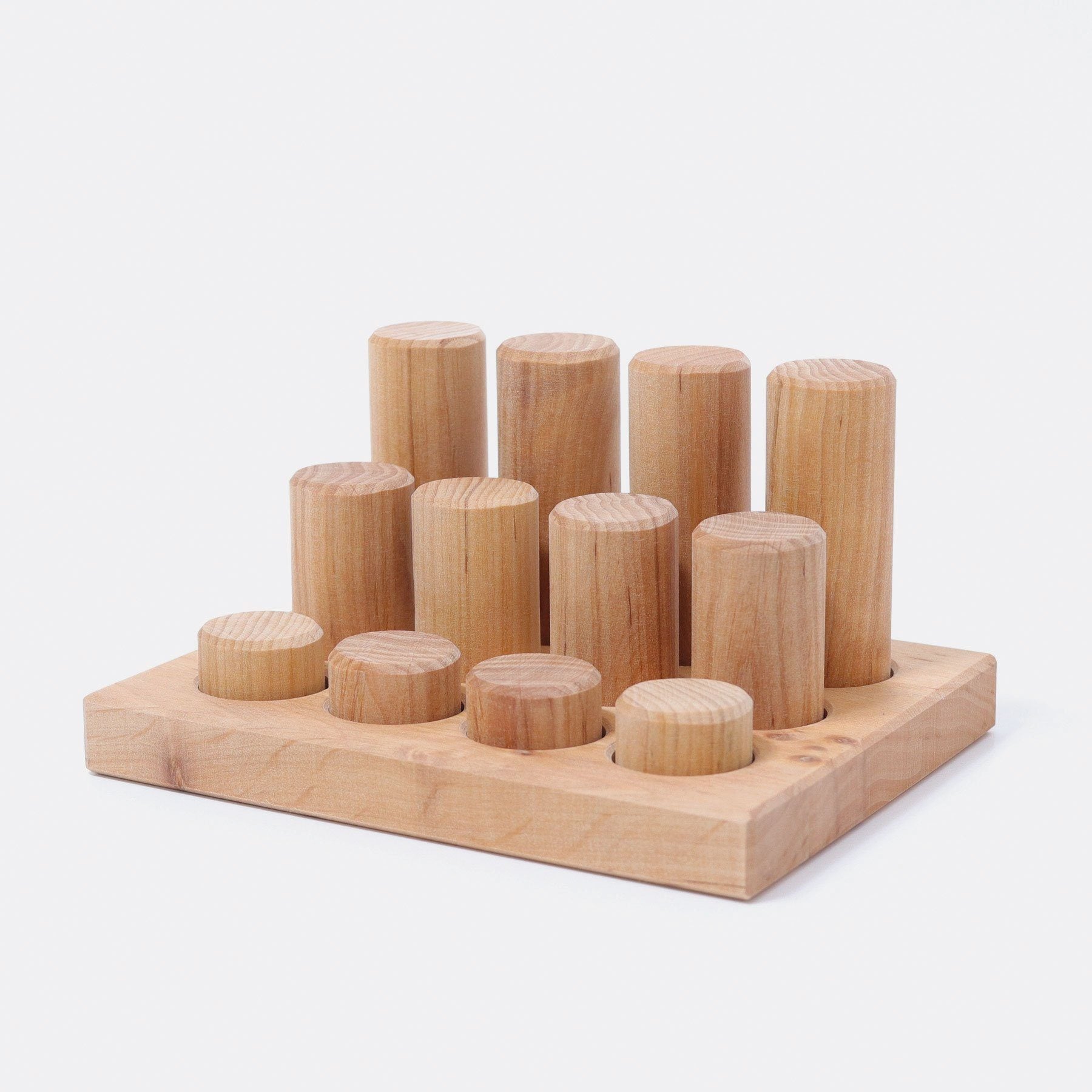 Grimm's Small Natural Rollers Stacking Game