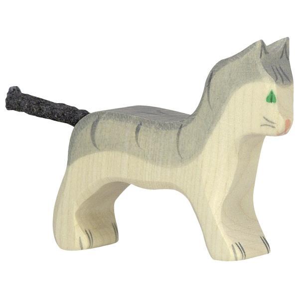Holztiger Cat, Small, Grey