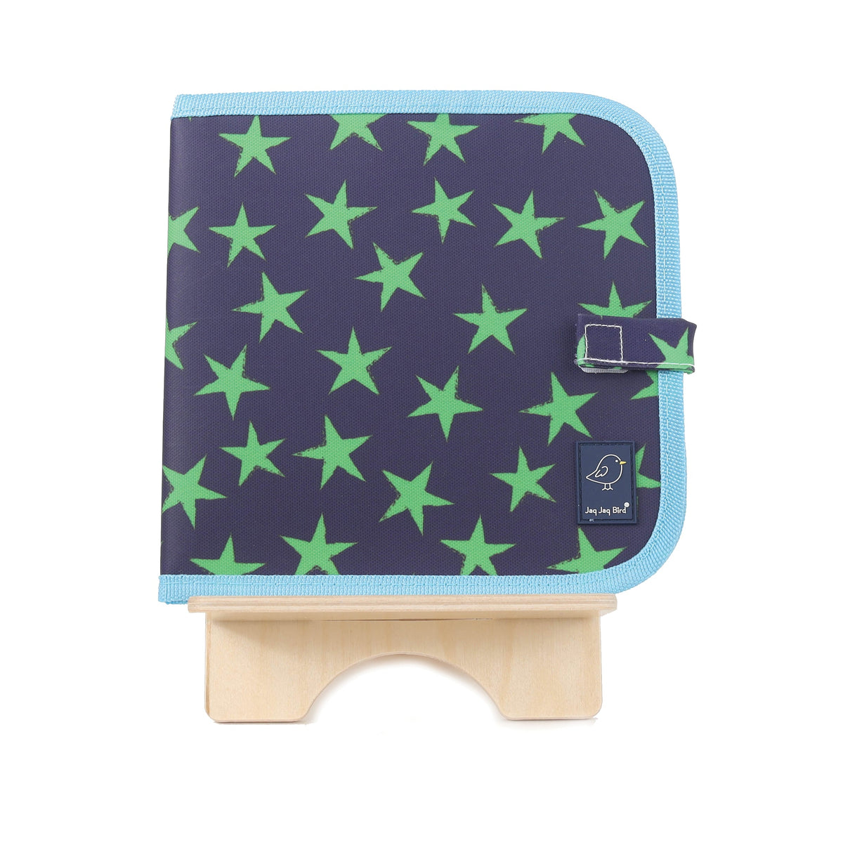 Jaq Jaq Doodle It & Go Erasable Book -- Blue/Green Stars