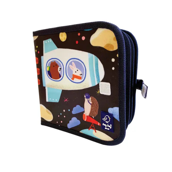 Jaq Jaq Doodle It & Go Erasable Book -- Spaceships