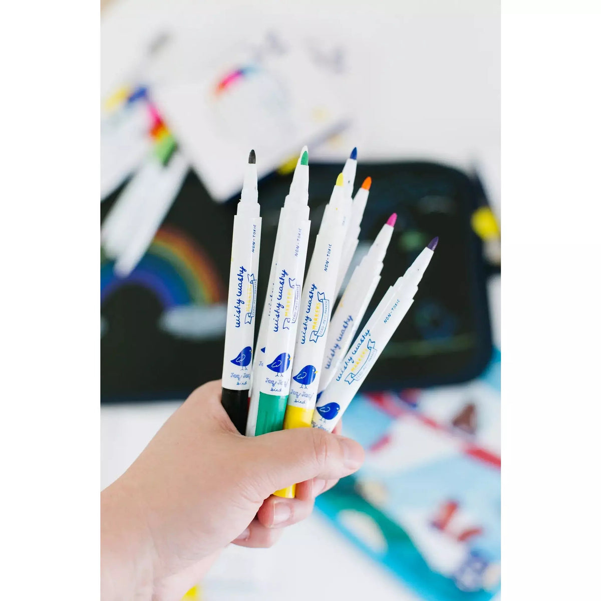 Jaq Jaq Wishy Washy Markers -- Set of 9