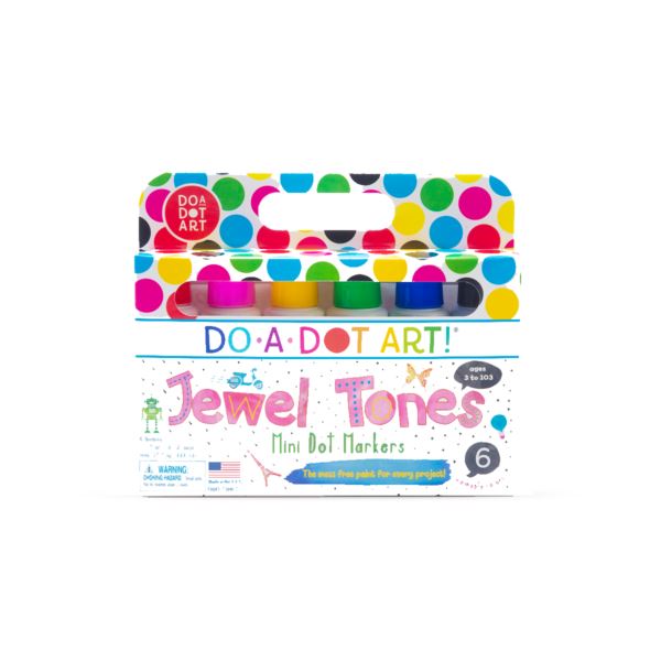 Jewel Tones 6 Pack Mini Dot Markers