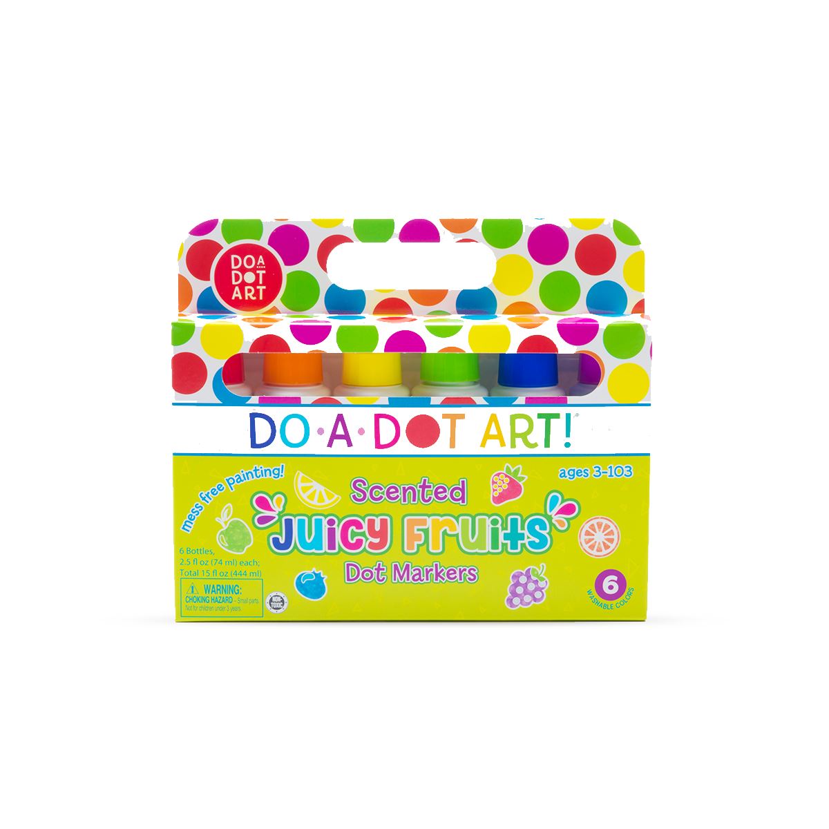 Juicy Fruits 6 Pack Dot Markers