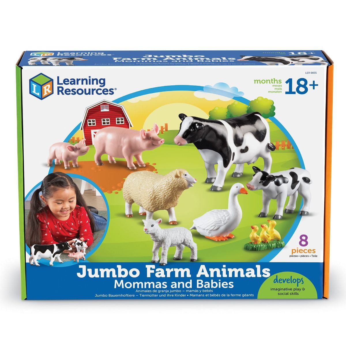 Jumbo Farm Animals: Mommas & Babies