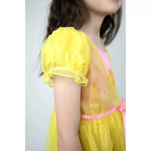 Little Adventures Yellow Beauty Nightgown with Yellow Robe