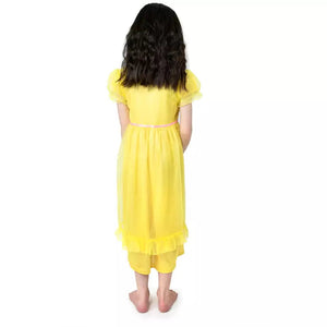 Little Adventures Yellow Beauty Nightgown with Yellow Robe