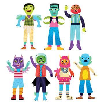 Magnetic Build-It -- Monster Mash Up