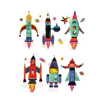 Magnetic Build-It -- Rocket Ships