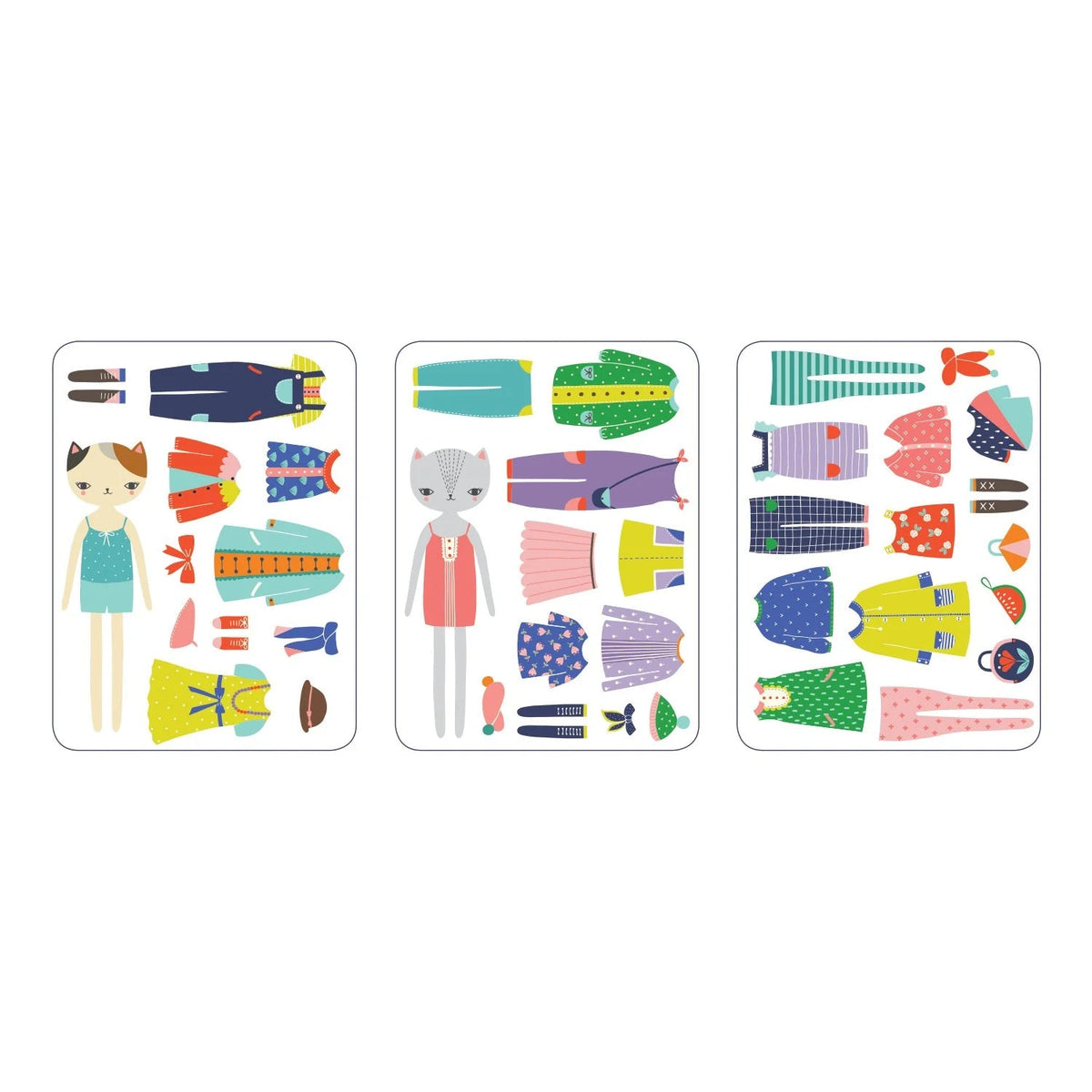 Mudpuppy Magnetic Dress-Up -- Cat Fashion