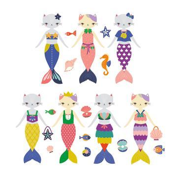 Magnetic Dress-Up -- Purrmaid