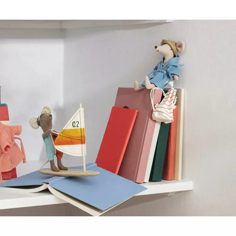 Maileg Bathrobe -- Dusty Blue